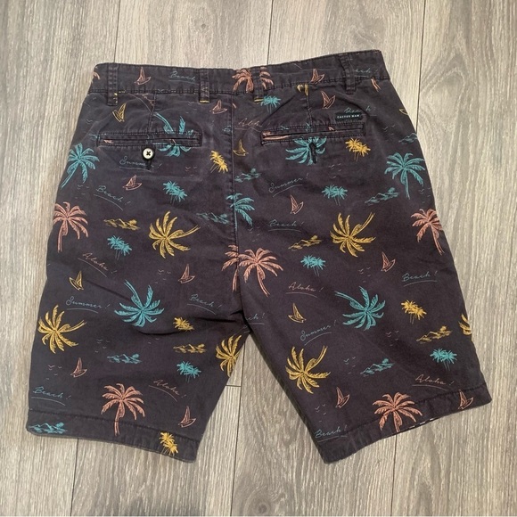 Cactus Man Ricky Singh Palm Tree Summer Shorts Multicolor Cotton Blend Size 29 - Picture 3 of 8